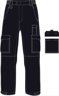 衛生應急服裝（長褲正面）